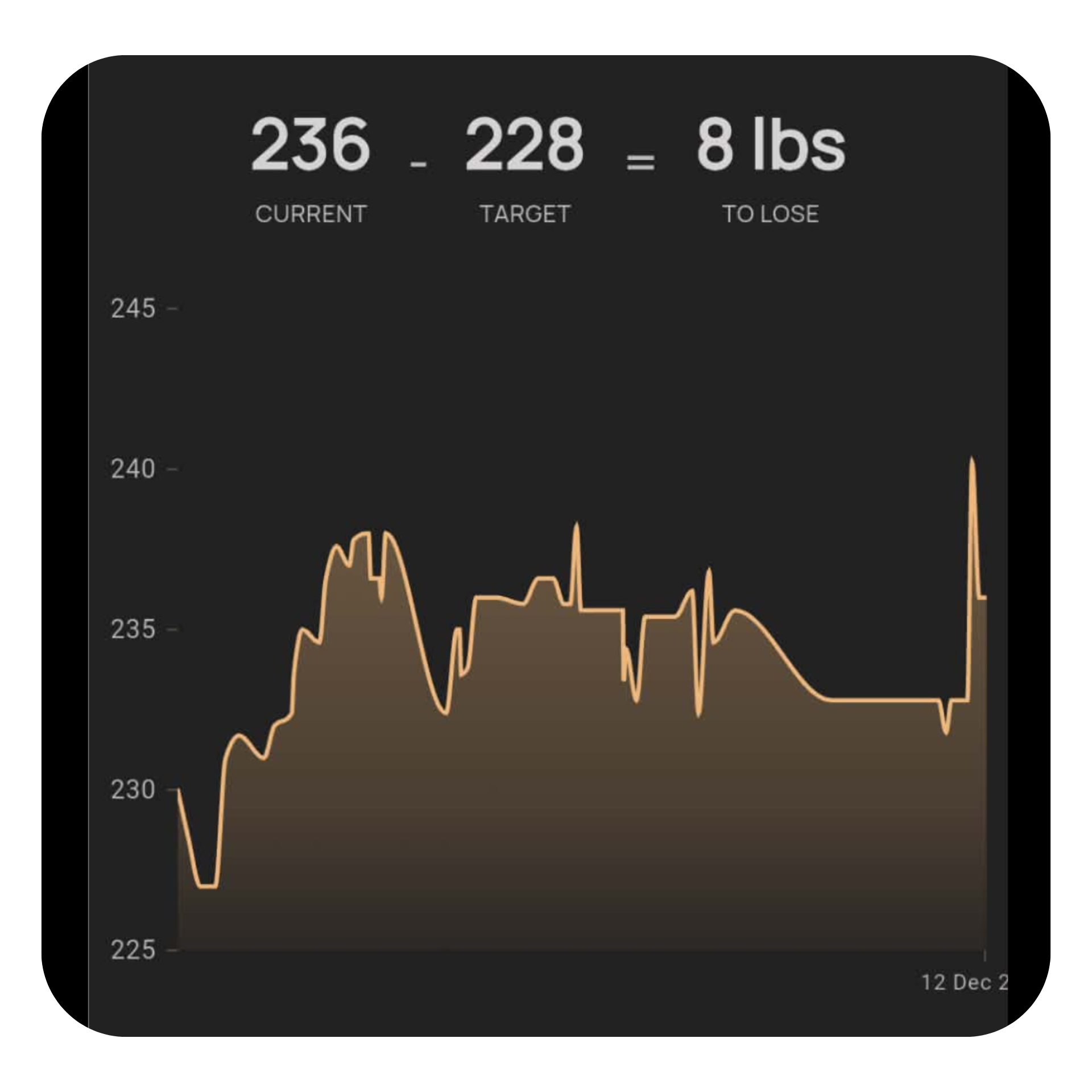 Body metrics graphs